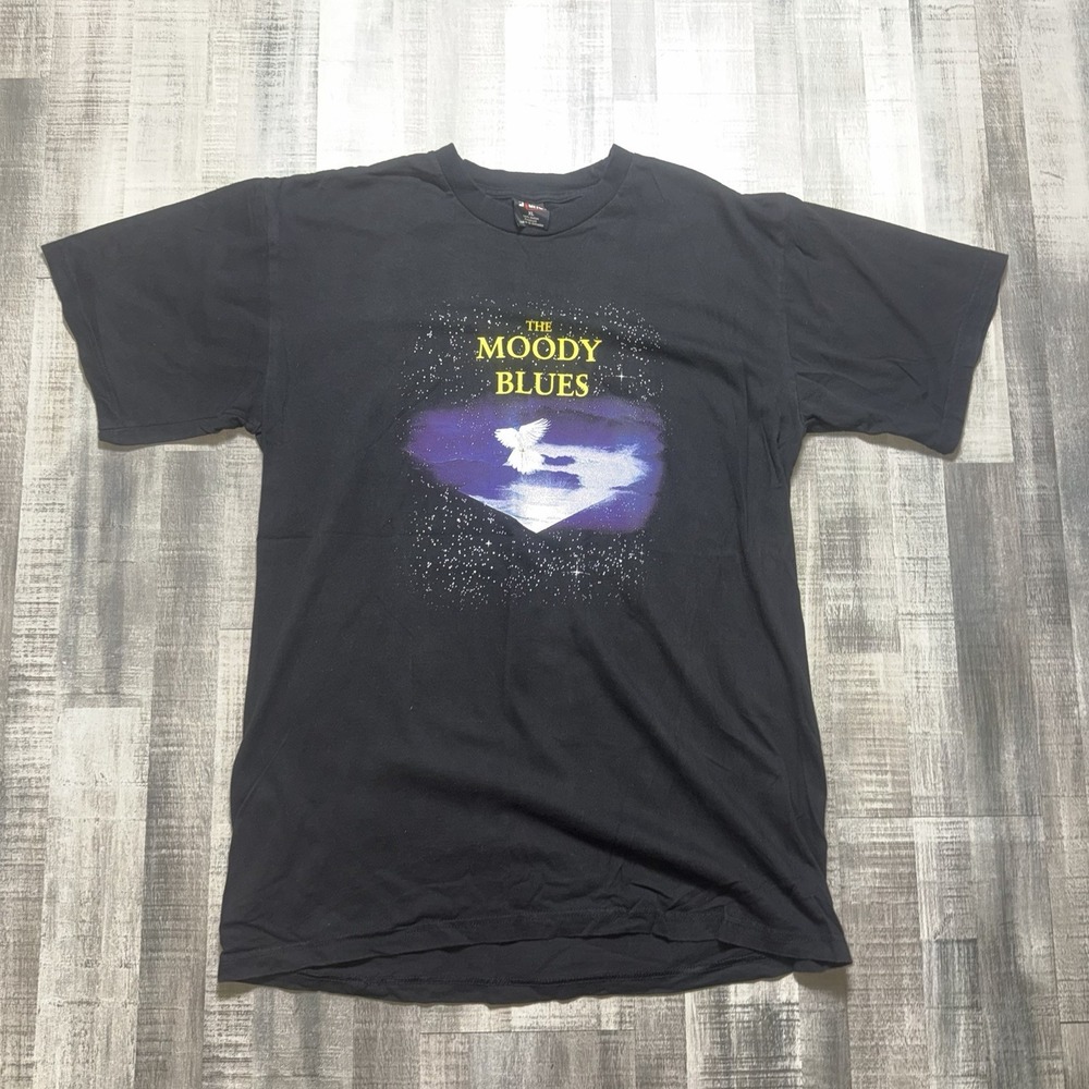 Vintage Moody Blues Shirt Mens XL Giant Tag Concert T Shirt 1998 Tour 90s